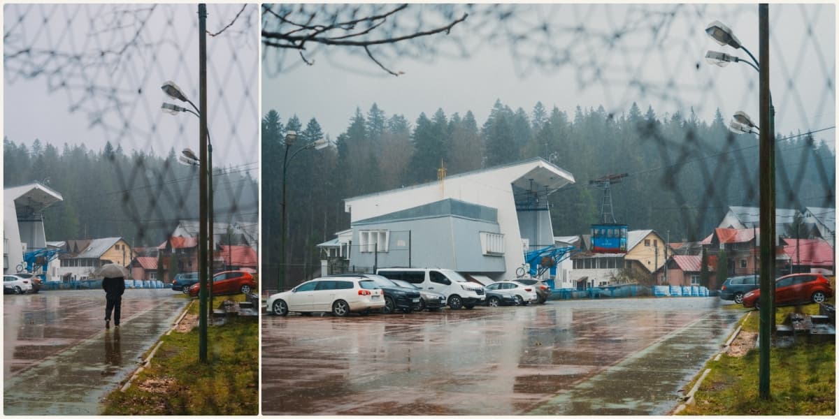 Telecabina din Busteni, Romania - 22 Noiembrie 2025
